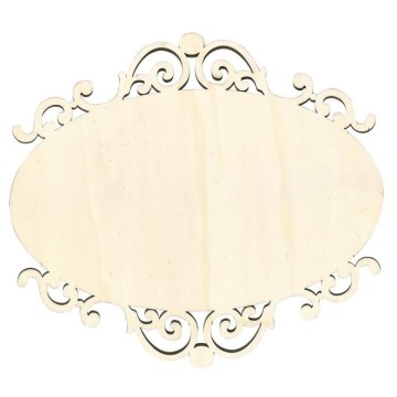 OVALO CON FILIGRANA 30X27 CM