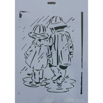 PLANTILLA STENCIL 25x35cm....