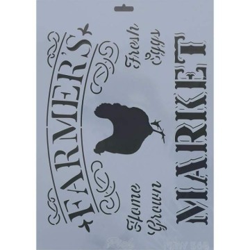 PLANTILLA STENCIL 25x35cm....