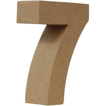 NUMERO PAPEL MACHE 17,5CM....