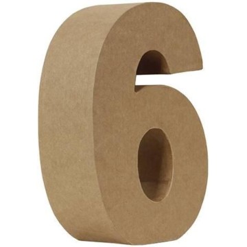 NUMERO PAPEL MACHE...