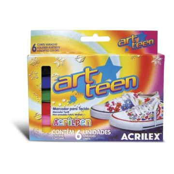 ART TEEN SURTIDO 6 ACRILPEN...