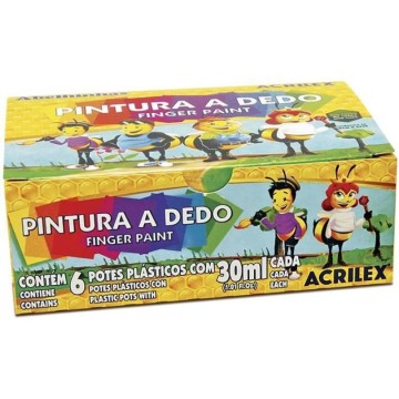 SURTIDO 6 PINTURAS DEDO...