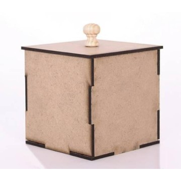 CAJA BAJA DM 8x8x8 CM. TAPA...