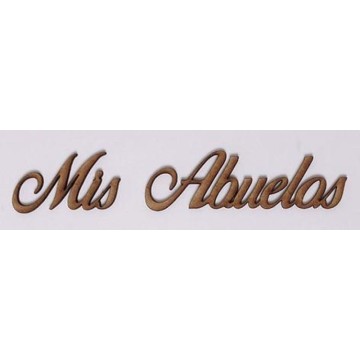 PALABRAS/FRASES DM 3cm "Mis...