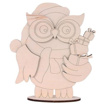 BUHO 3D REGALOS NAVIDAD...