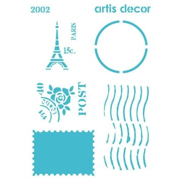 PLANTILLA STENCIL 15x20cm....