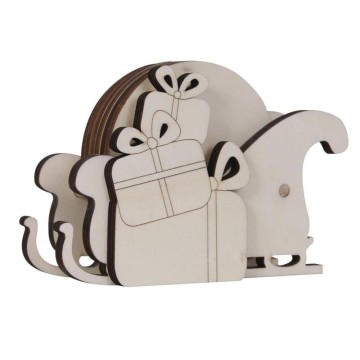 SOPORTE TRINEO+ 6 POSAVASOS...