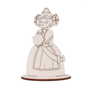 FALLERA CON PEANA 22cm. CHOPO