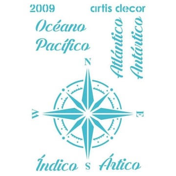 PLANTILLA STENCIL 15x20cm....