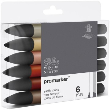 W&N PROMARKER SET 6 TONOS...