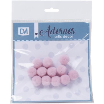 POMPON 2cm ROSA BEBÉ (Bolsa...