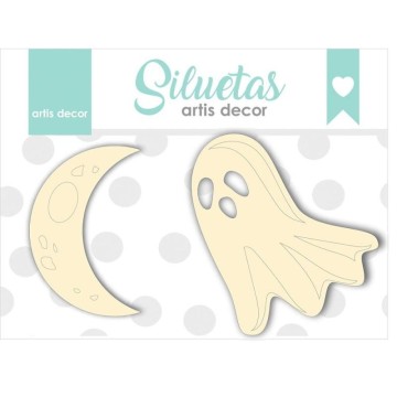CHIPBOARD "FANTASMA Y LUNA"...