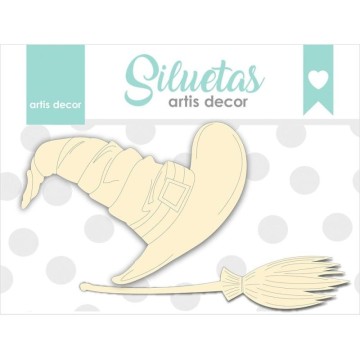 CHIPBOARD "GORRO BRUJA Y...