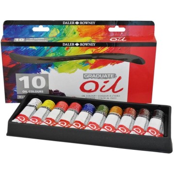SET 10 OLEOS GRADUATE 38ml....