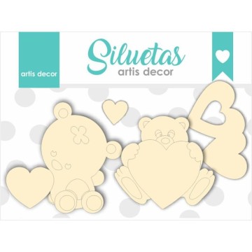 CHIPBOARD PAREJA DE OSITOS...