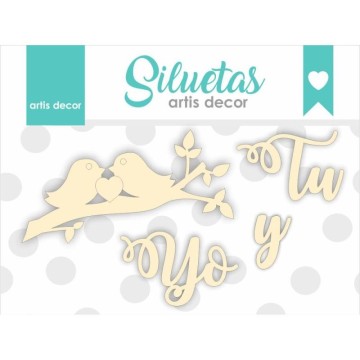 CHIPBOARD PAJARITOS EN...
