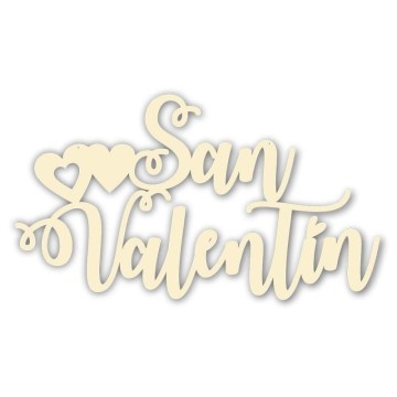 LETRERO "SAN VALENTIN" DE...
