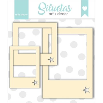 CHIPBOARD POLAROID ESTRELLA...