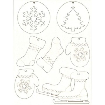 CHIPBOARD MOTIVOS NAVIDEÑOS...