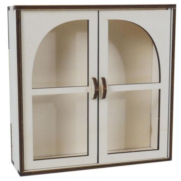 VITRINA DE MADERA CON...