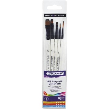 GRADUATE SET 5 PINCELES M/C...