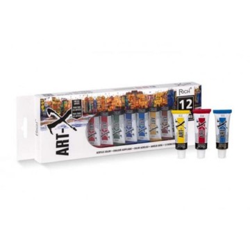 ART-X  SET 12 ACRILICOS...