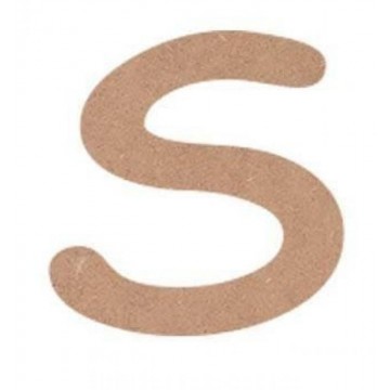 LETRA MAYUSCULA COMIC 4cm. "S"