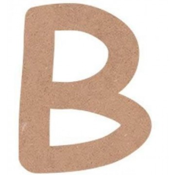 LETRA MAYUSCULA COMIC 6cm. "B"