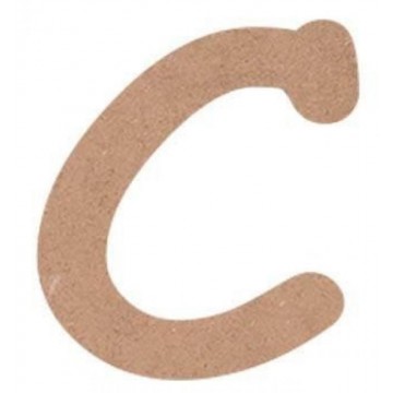 LETRA MAYUSCULA COMIC 6cm. "C"