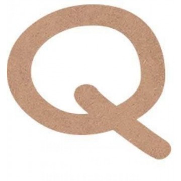 LETRA MAYUSCULA COMIC 6cm. "Q"
