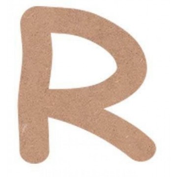 LETRA MAYUSCULA COMIC 6cm. "R"