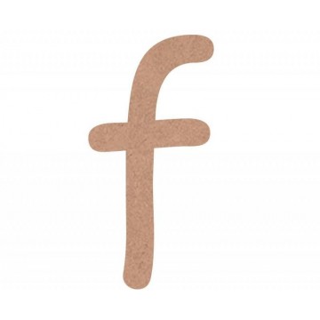 LETRA MINUSCULA COMIC 4cm. "f"