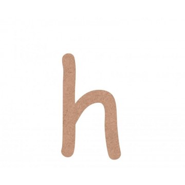 LETRA MINUSCULA COMIC 4cm. "h"