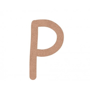 LETRA MINUSCULA COMIC 4cm. "p"