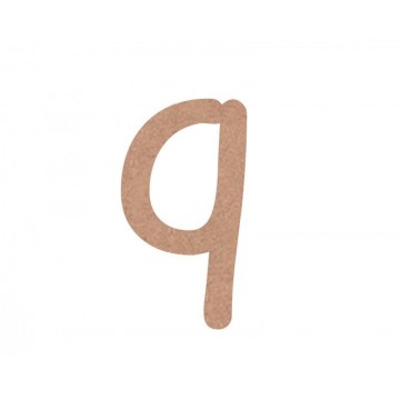 LETRA MINUSCULA COMIC 4cm. "q"