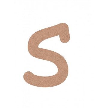 LETRA MINUSCULA COMIC 4cm. "s"