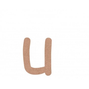 LETRA MINUSCULA COMIC 4cm. "u"