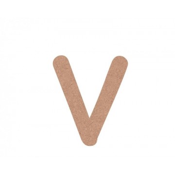 LETRA MINUSCULA COMIC 4cm. "v"