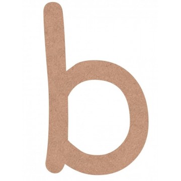 LETRA MINUSCULA COMIC 6cm. "b"