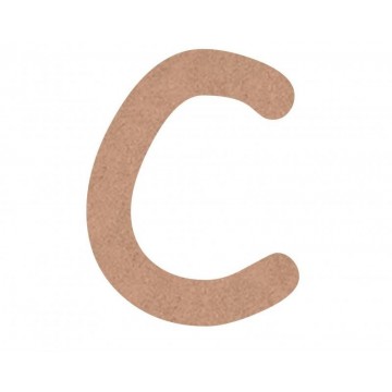 LETRA MINUSCULA COMIC 6cm. "c"