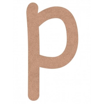 LETRA MINUSCULA COMIC 6cm. "p"
