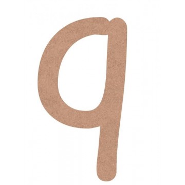 LETRA MINUSCULA COMIC 6cm. "q"