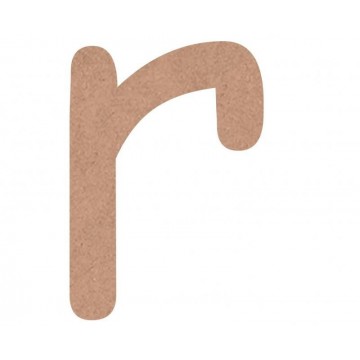 LETRA MINUSCULA COMIC 6cm. "r"