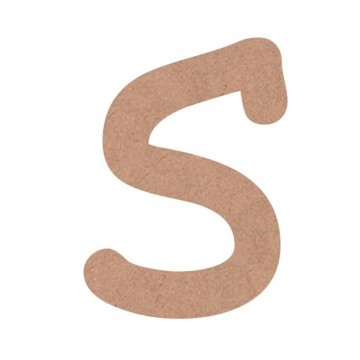 LETRA MINUSCULA COMIC 6cm. "s"