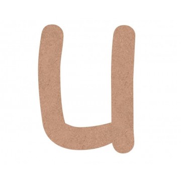 LETRA MINUSCULA COMIC 6cm. "u"
