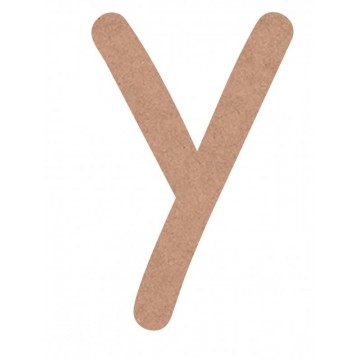 LETRA MINUSCULA COMIC 6cm. "y"
