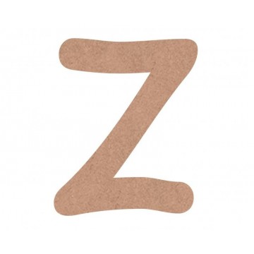 LETRA MINUSCULA COMIC 6cm. "z"