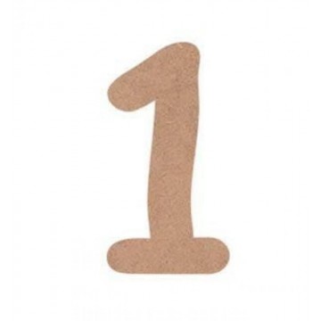 NUMERO COMIC 4cm. "1"
