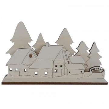 POBLADO NAVIDEÑO 2 24x5x13,6cm